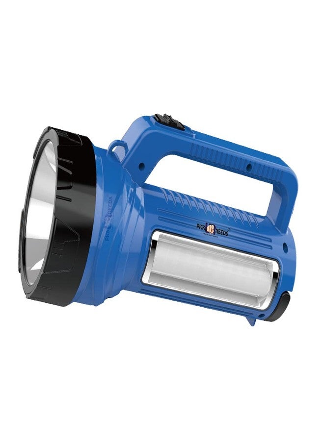 Pick Ur Needs Long Range Emergency Search Torch Light Rechargeable 100W with Side LED Tube Lights - Image 1